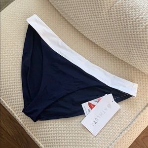New Athleta Mod Block Medium Rise Bikini Bottom